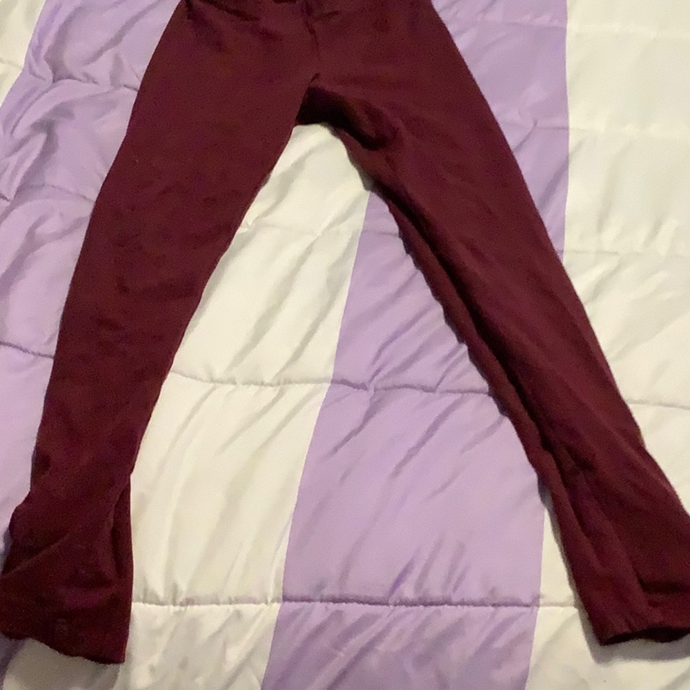 Old Navy Red Leggings Stretchy Full-Length